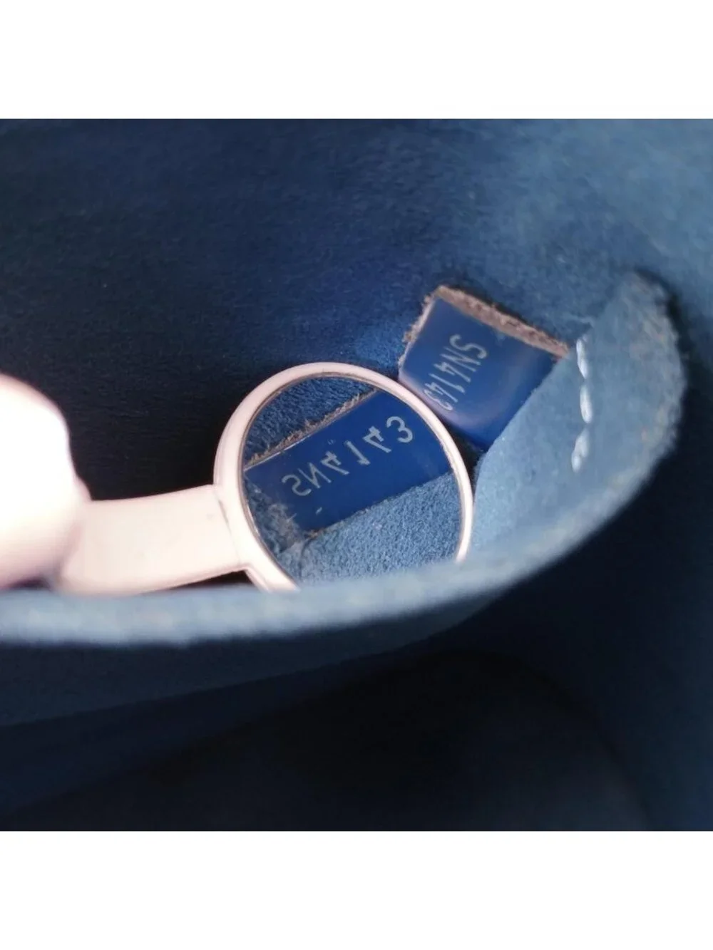 Louis Vuitton Alma PM Toledo Blue Epi Handbag